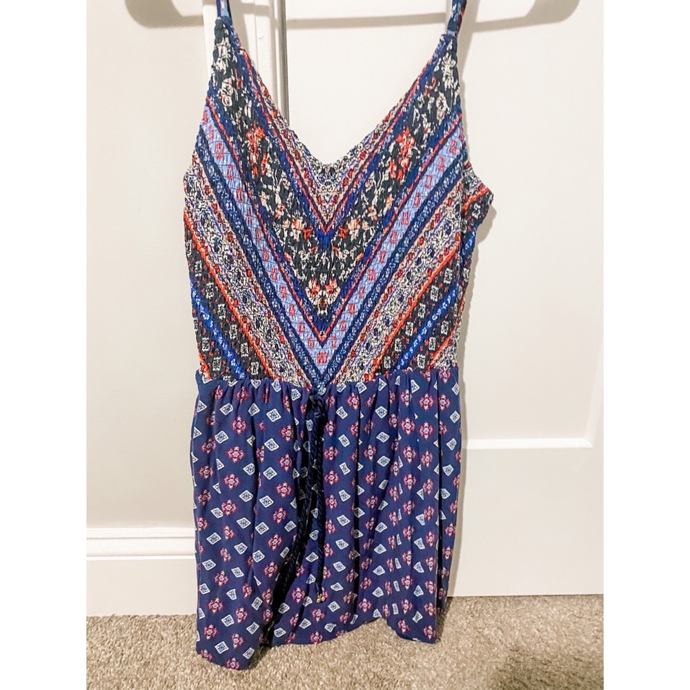 Blue Xhilaration Romper